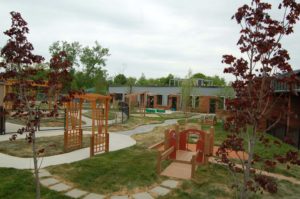 Outdoor classroom and play area